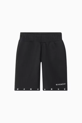 Logo Shorts in Cotton blend