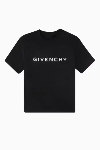 Logo Print T-shirt in Organic Cotton
