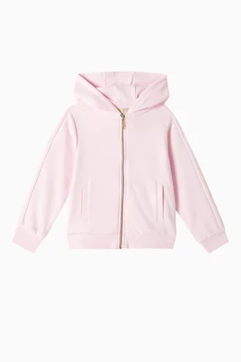 MK Metallic-effect Logo Hoodie