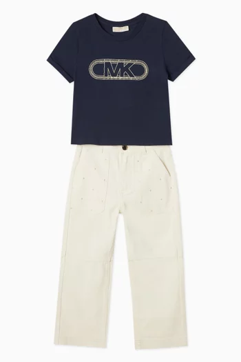 Logo-embellished T-shirt in Cotton