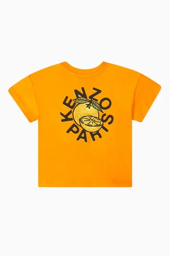 Graphic Print T-Shirt in Cotton
