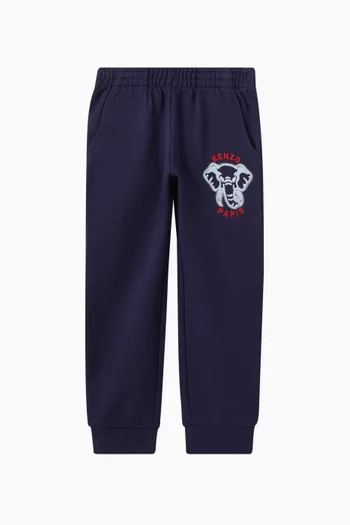 Graphic Logo-print Sweatpants in Cotton-fleece