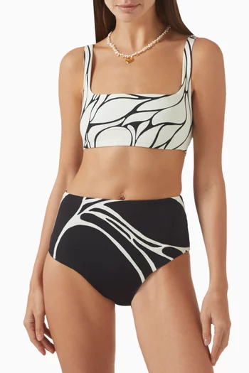 قطعة بيكيني سفلية إليسا نايلون مطاطي