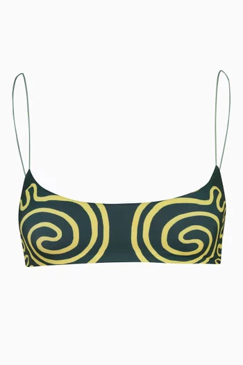 Isla Bikini Top in Stretch Nylon