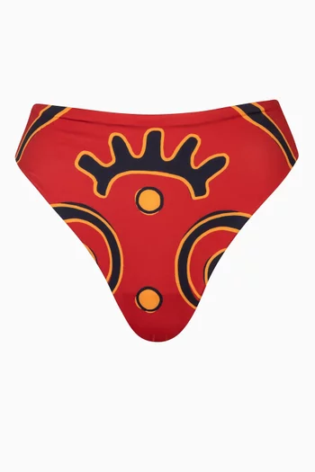 قطعة بيكيني سفلية لولو نايلون مطاطي