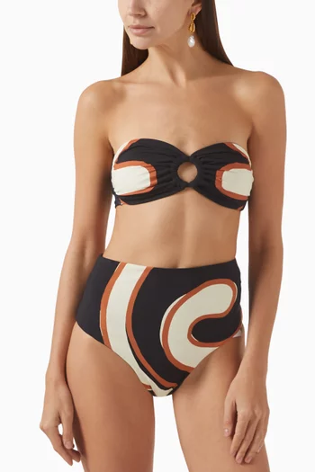 Sandra Bikini Top in Stretch Nylon