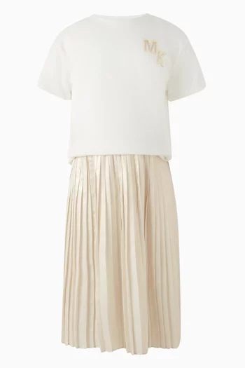 Pleated Skirt in Voile