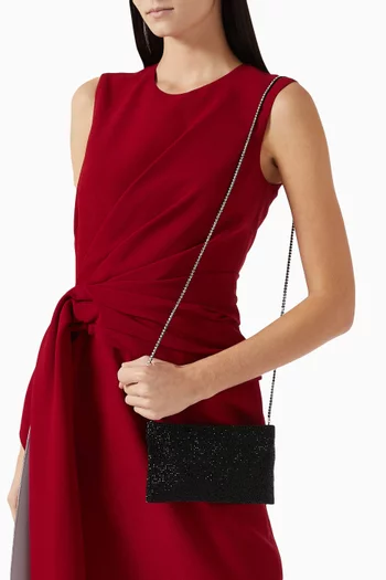 Your Best Friend La Petite Clutch Bag in Crystal Mesh