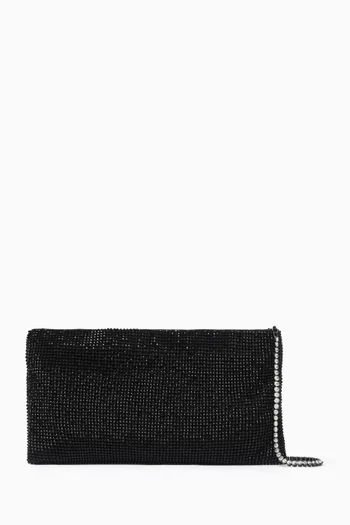 Your Best Friend La Petite Clutch Bag in Crystal Mesh