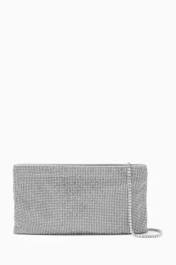 Your Best Friend La Petite Clutch Bag in Crystal Mesh