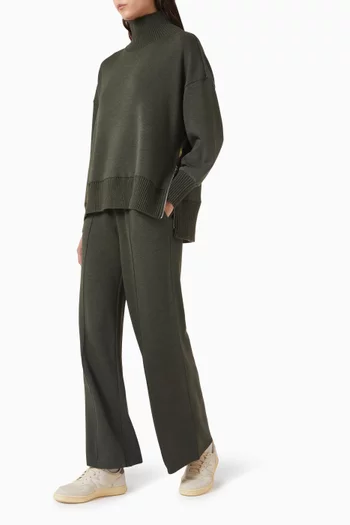The Wide-leg Pants in DoubleSoft® Fabric