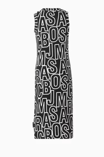 Jumbled Logo-print Dress