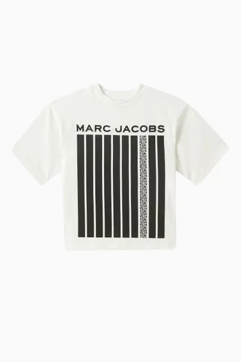 Jumbled Logo T-shirt in Cotton-jersey