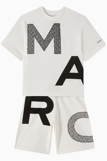 Logo-print T-shirt in Cotton