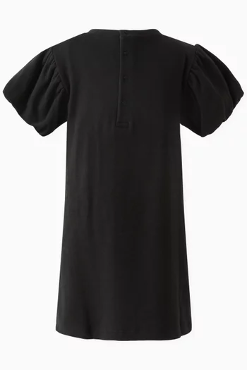 Snapshot-print Dress in Cotton