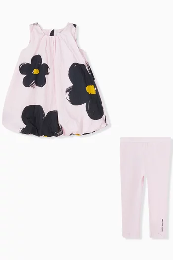 Daisy-print 2-piece Set in Cotton