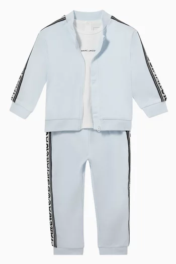 Logo-tape 3-piece Set in Cotton
