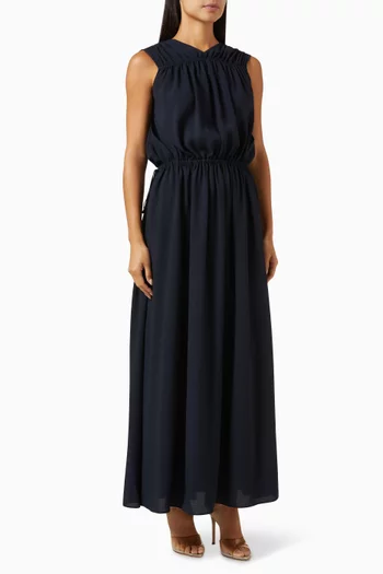 Ruched Sleeveless Resort Dress