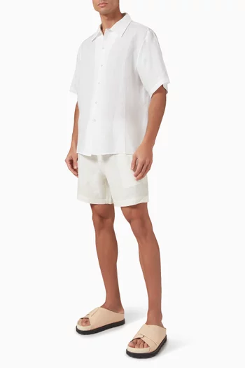 Short-sleeve Shirt in Linen