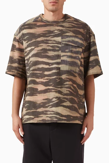 Printed T-shirt in Cotton