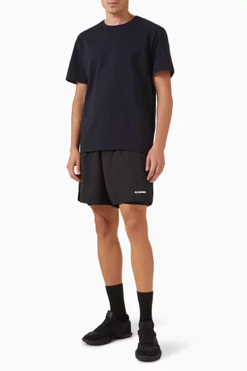 Logo Shorts in Stretch-nylon