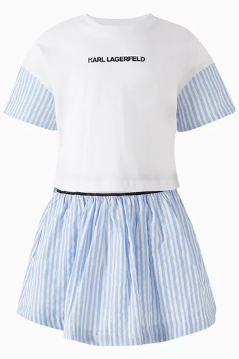 Striped T-shirt in Cotton