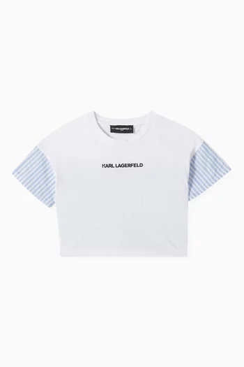 Striped T-shirt in Cotton