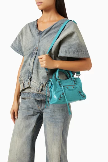 Mini Le City Bag in Arena Lambskin