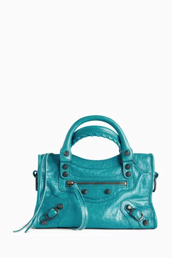 Mini Le City Bag in Arena Lambskin