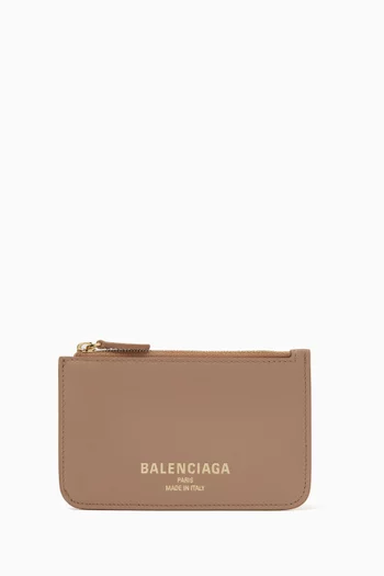 Cash 2.0 Long Coin & Card Holder in Smooth Calfskin