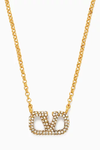 Valentino Garavani VLOGO Signature Necklace in Metal