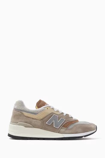 Made in USA 997 Sneakers in Suede & Mesh