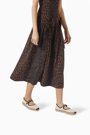 Padua Espadrille Ballet Flats in Canvas