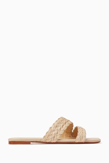 Paz Slides in Raffia