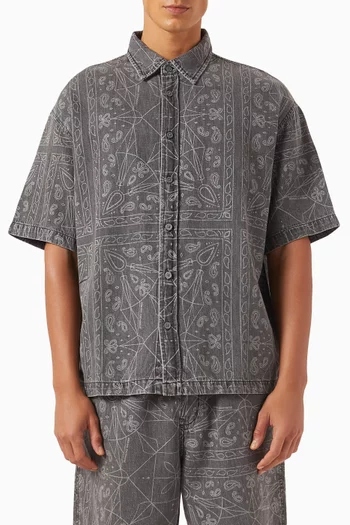 Kaleidoscope Shirt in Denim