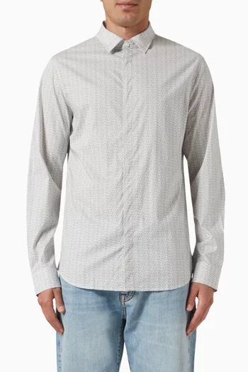 Slim-fit Shirt in Stretch Cotton