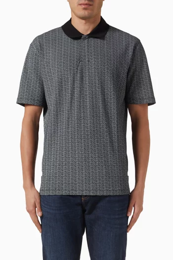 Polo Shirt in Stretch Jersey