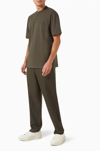 Slim-fit Polo Shirt in Cotton-piqué