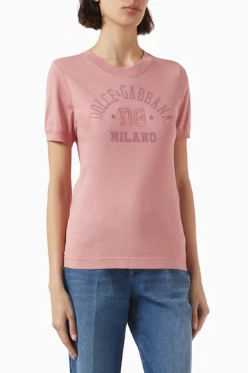Logo T-shirt in Cotton