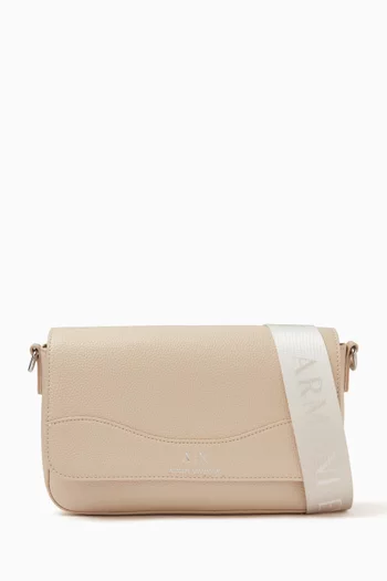 Wave Crossbody Bag in Faux Leather
