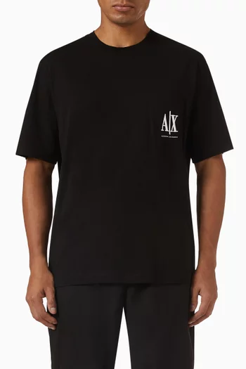 AX Logo T-shirt in Jersey