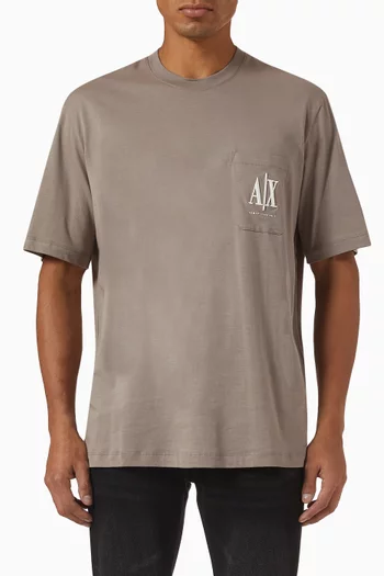 AX Logo T-shirt in Jersey