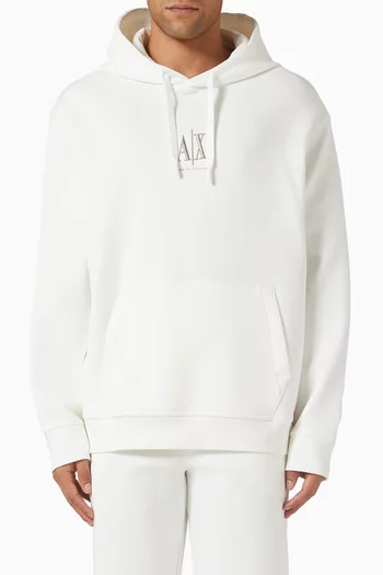 AX Logo Hoodie in Jersey