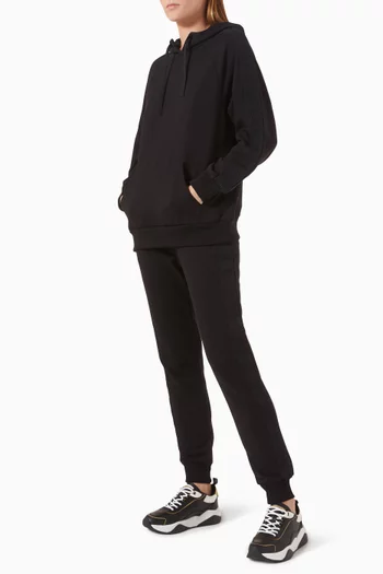 The Grid Hoodie in Cotton-jersey