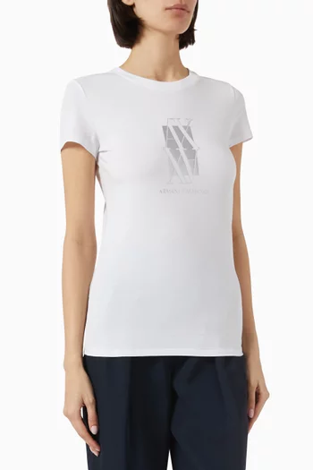 The Grid Arte Stella Logo T-shirt in Jersey