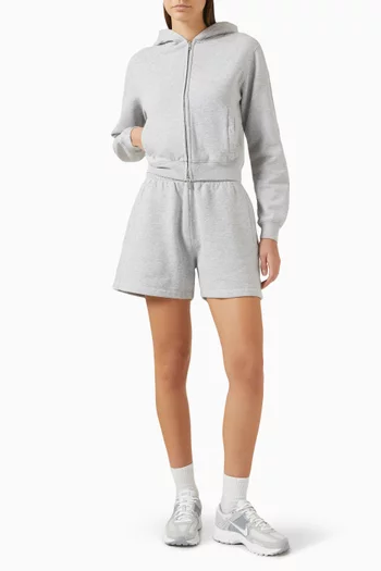 Owners Club Slim-fit Zip Hoodie in Brushed-fleece