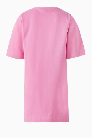 Cat Printed T-shirt Dress