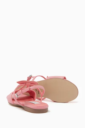 Cherry Sandals in Faux Leather