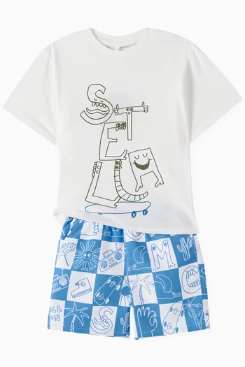Printed Swim Shorts