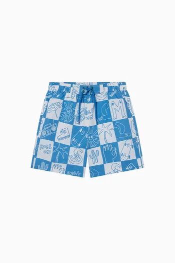 Printed Swim Shorts
